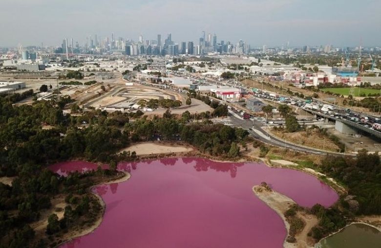 Mysterious Pink Lake
