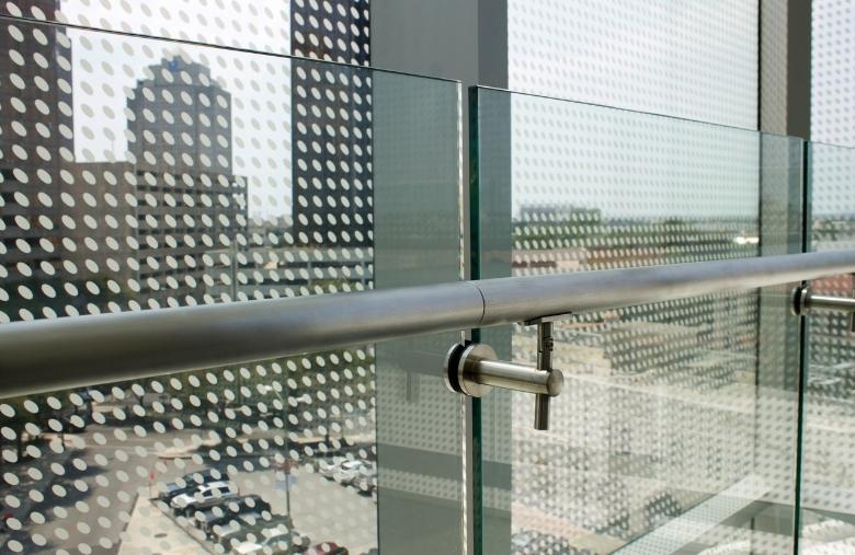Clamped Glass Railing