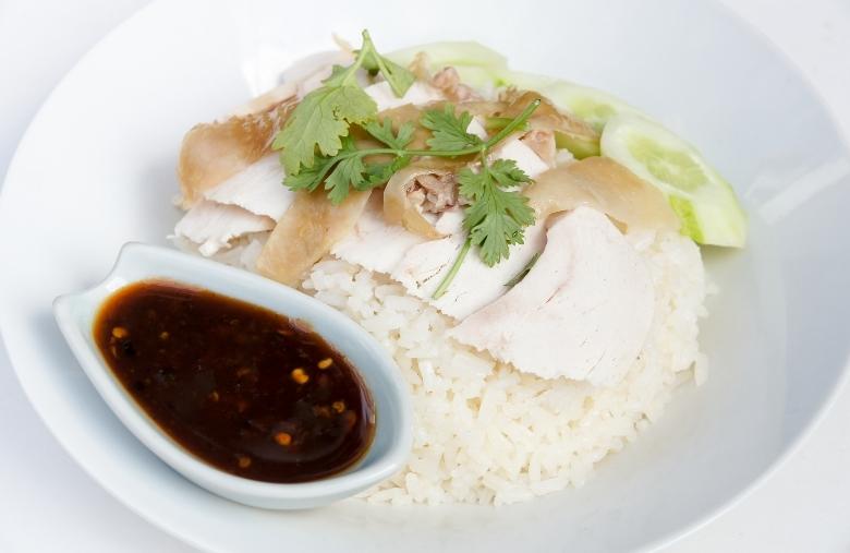 Hainanese Chicken Rice- Slice Of Paradise