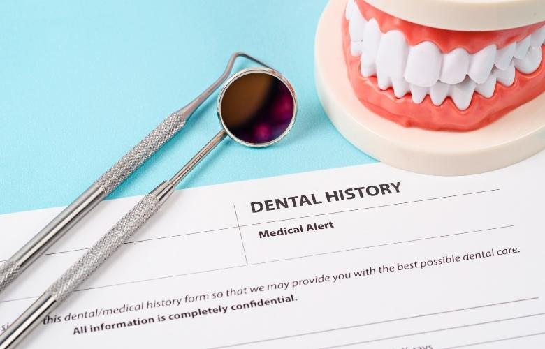Share your dental history