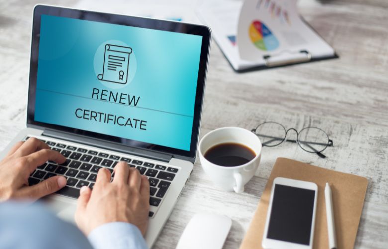 Certification renew